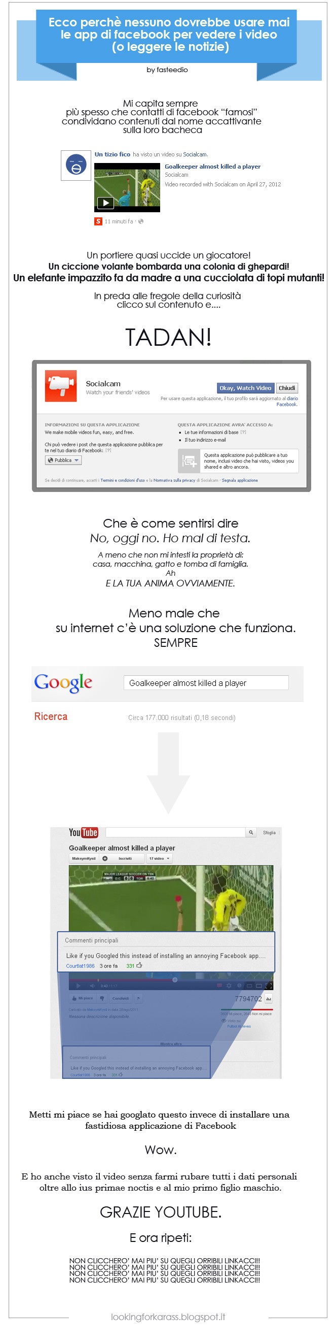Perchè non userò le app di facebook per vedere i video o leggere le notizie