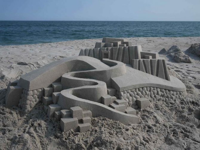 geometric sandcastles Calvin Seibert 101