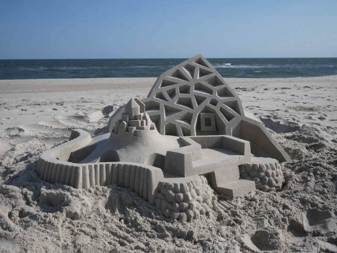 geometric sandcastles Calvin Seibert 111