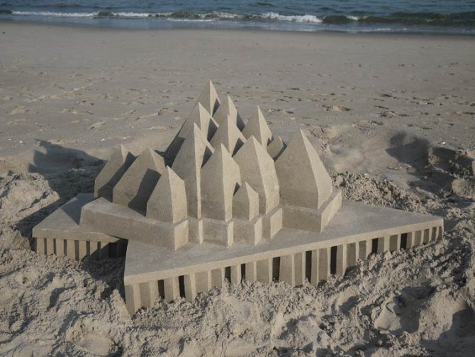 geometric sandcastles Calvin Seibert 121