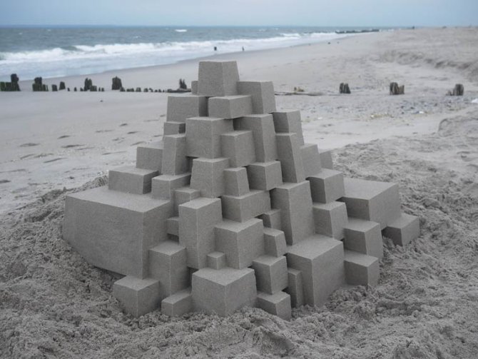 geometric sandcastles Calvin Seibert 131