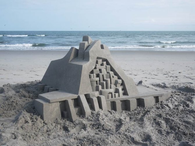 geometric sandcastles Calvin Seibert 141