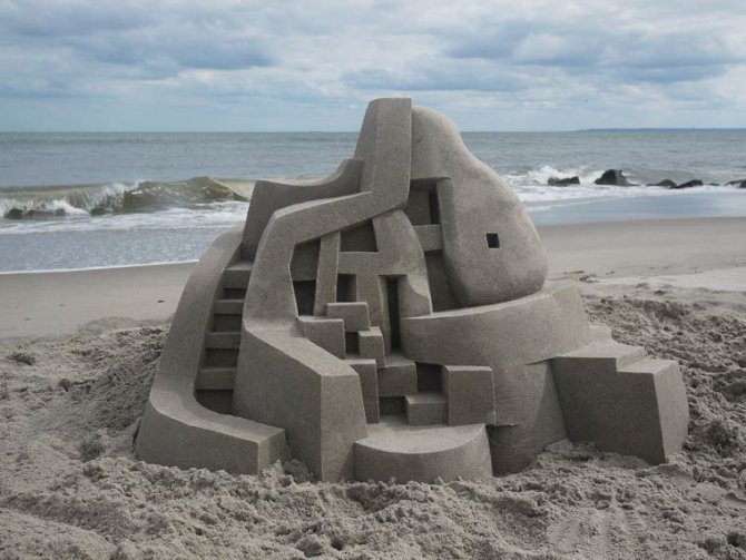 geometric sandcastles Calvin Seibert 161
