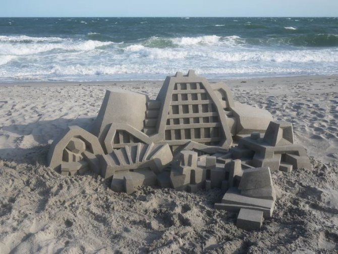 geometric sandcastles Calvin Seibert 171