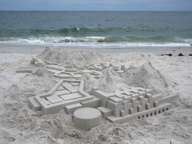 geometric sandcastles Calvin Seibert 19