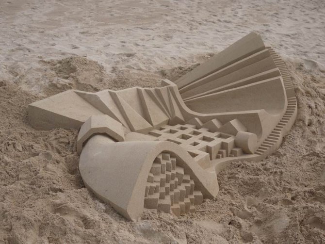 geometric sandcastles Calvin Seibert 61