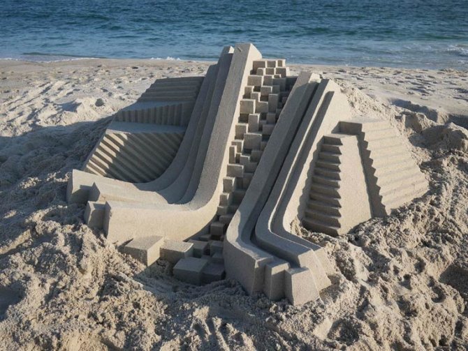 geometric sandcastles Calvin Seibert 81
