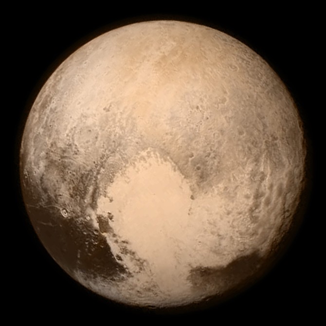 Plutone visto da New Horizons