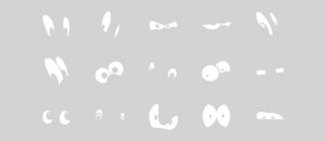 Cartoon eyes
