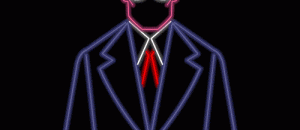Neon superman