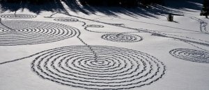 Snow circles