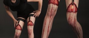 Flayed flesh garters