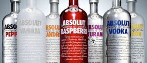 Absolut vodka