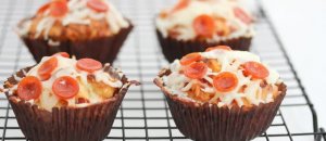 Pizza cupcakes