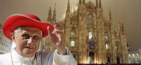 Papa milano duomo benedetto XVI