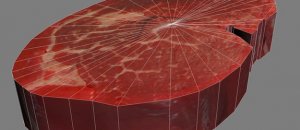 Bistecca virtuale 3d