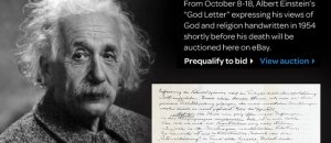 Lettera einstein god letter ebay