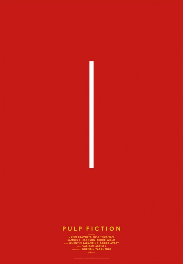 I poster minimalisti dei grandi film della storia del cinema