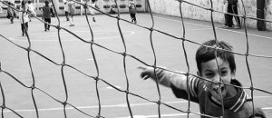 Calcio bambini lettera