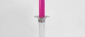 Reusable candle holder rekindle benjamin shine