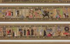 Star wars saga cross stitched on 30 ft 914 cm long canvas