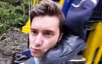 Guy gets kicked