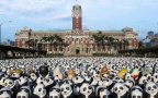 1600 pandas in hong kong designboom