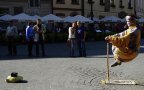 Levitating Street Performer