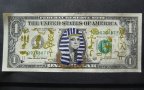 Banconote modificate disegni dollari supereroi