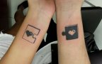 Matching couple tattoos 51