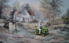 Re directed thrift store paintings gnarled branch david irvine