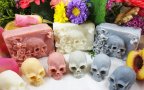 Skull shaped soaps eden gorgos
