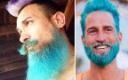 Merman colorful beard hair dye men trend coverimage