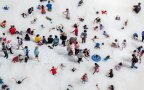 Indoor ball pit bubble ocean the beach snarkitecture national building museum