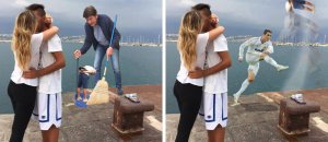 Potete togliere il ragazzo sullo sfondo con Photoshop? Gli arrivano decine di fotomontaggi divertenti