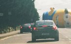 Inflatable minion despicable me loose traffic ireland fb