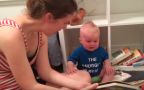 Questo adorabile bambino di 10 mesi piange ogni volta che finisce un libro