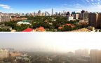 Blue skies military parade no cars beijing fb
