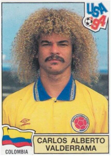 Dalla Colombia ai mondiali USA 94. Non ha vinto nulla, ma guardate che capelli spettacolari. Era diventato virale prima che esistesse Tumblr, grazie alla sua testa piena di ricci colorati di biondo e ai suoi baffi da attore porno latino. Eroe in coppia con il portiere della nazionale colombiana René Higuita, altro mito moderno, quello che parava con la mossa dello scorpione.