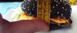 Panino nero burger king
