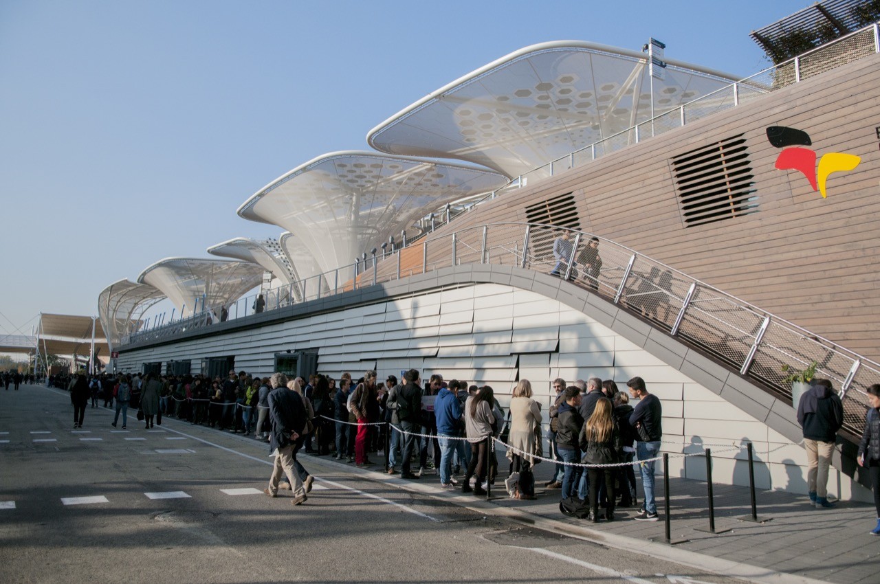 Code anche al padiglione Germania - Foto: Gabriele Ferraresi