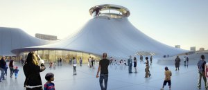 MAD Lucas Museum of Narrative Art View from the Plaza