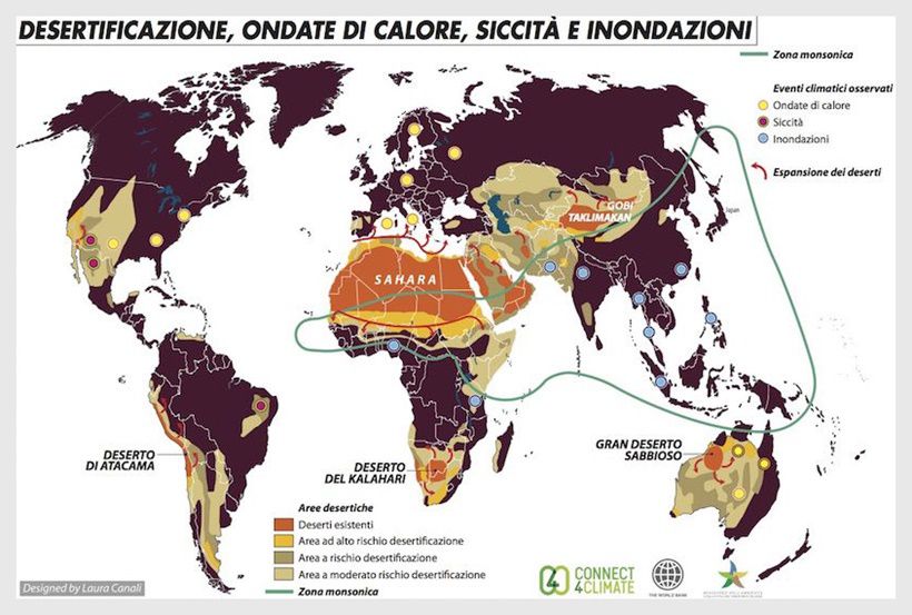 Mappa desertificazione