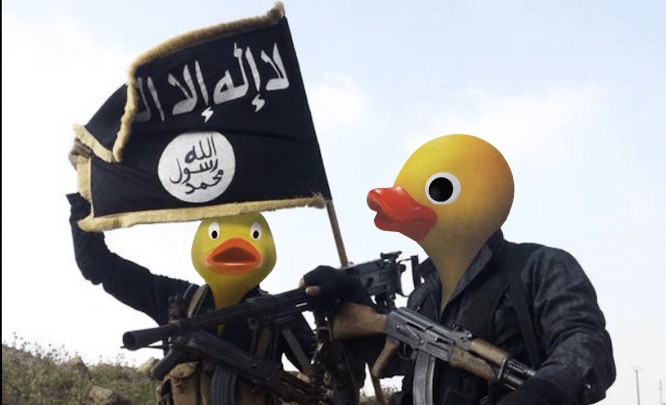 Due miliziani del Duck state