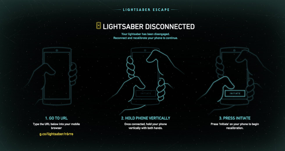 Lightsaber Escape tutotrial