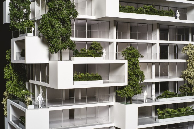 Architettura e piante convivono in un design unico