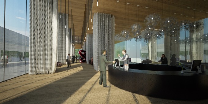 Una hall della torre di Losanna