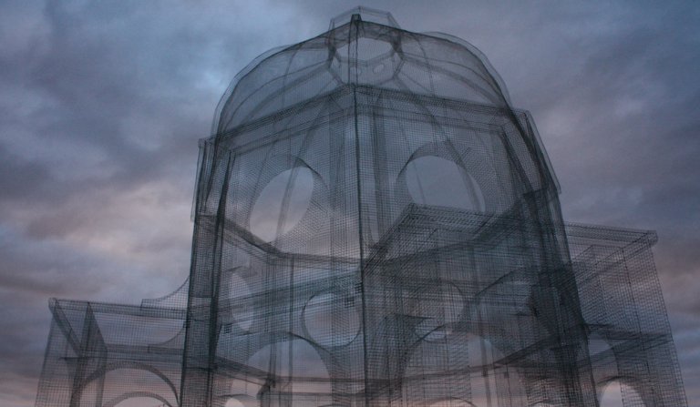L'installazione di Edoardo Tresoldi al L I F T - Secret Garden Party.
