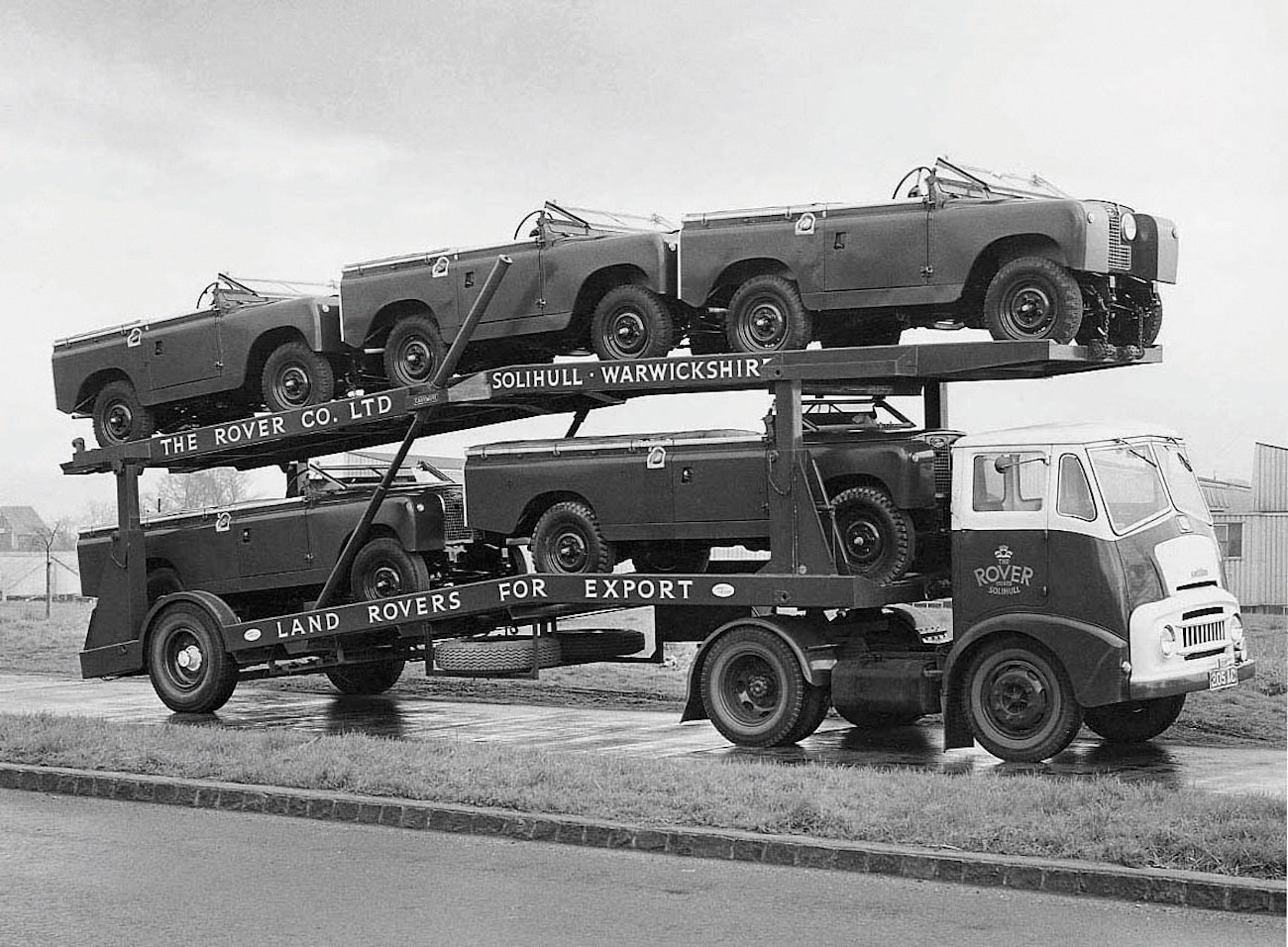 Una bisarca di Land Rover nel 1959
