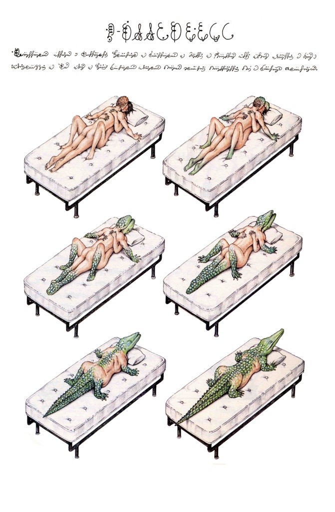 Alcune tavole del Codex Seraphinianus di luigi Serafini, 1981.